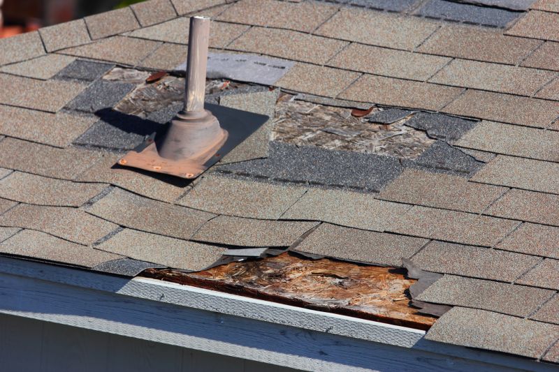 Damaged Roof Replacement in Chester County, PA