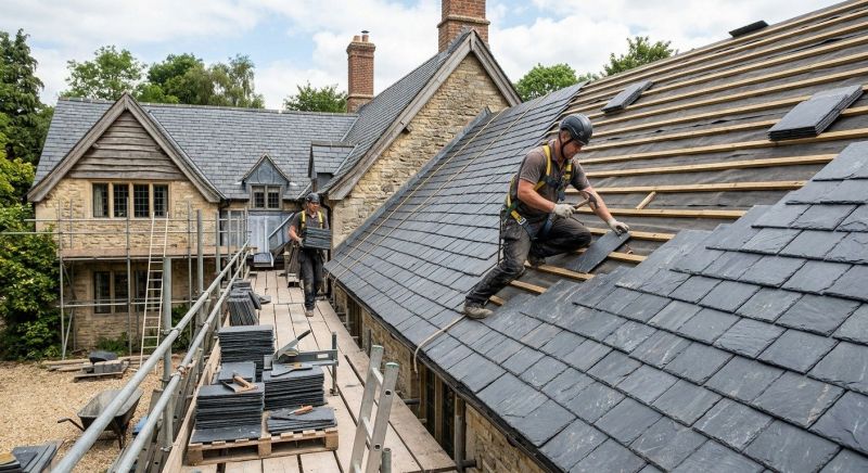 Slate Roofing Service in Wynnewood, PA