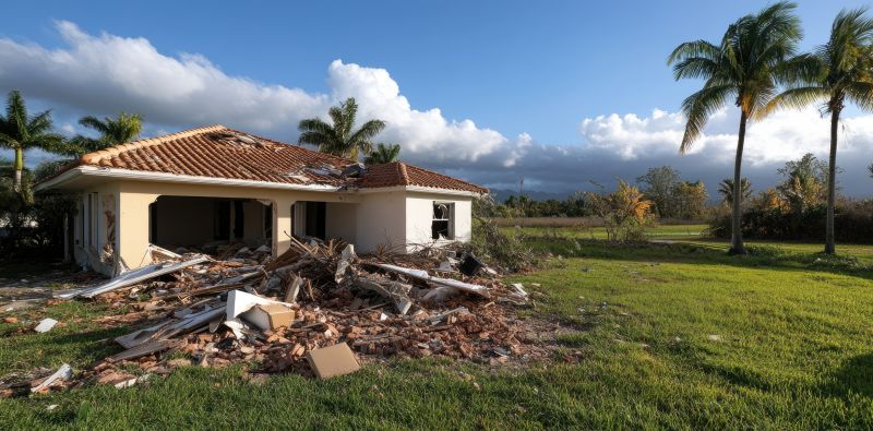Damaged Roof Replacement